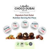 Choco Dubai Premium Chocolate Dates: Dark, Milk & Caramel 250g