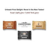 Choco Dubai Premium Chocolate Dates: Dark, Milk & Caramel 250g