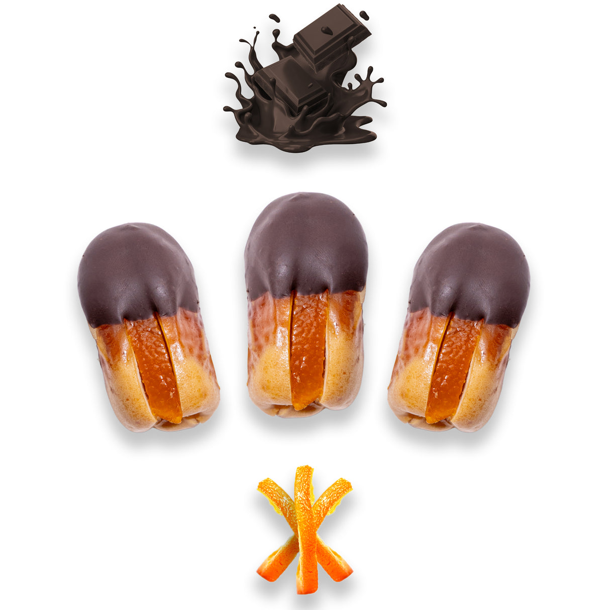 Luxury Sagi Dates Stuffed with Nuts & Half-Dipped in Dark Chocolate