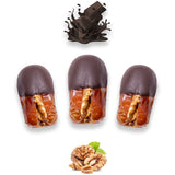 Luxury Sagi Dates Stuffed with Nuts & Half-Dipped in Dark Chocolate