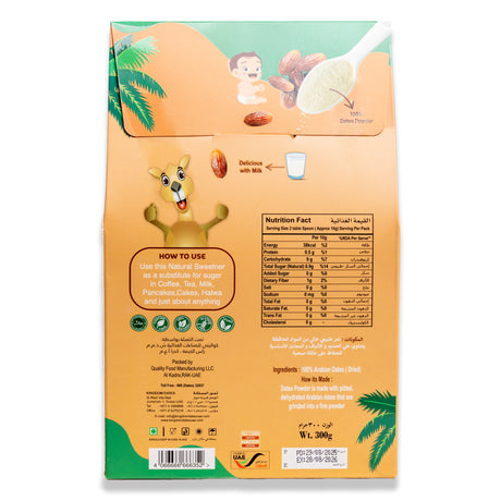 Organic Dates Powder | Zero Junk Sweetener for Kids & Family