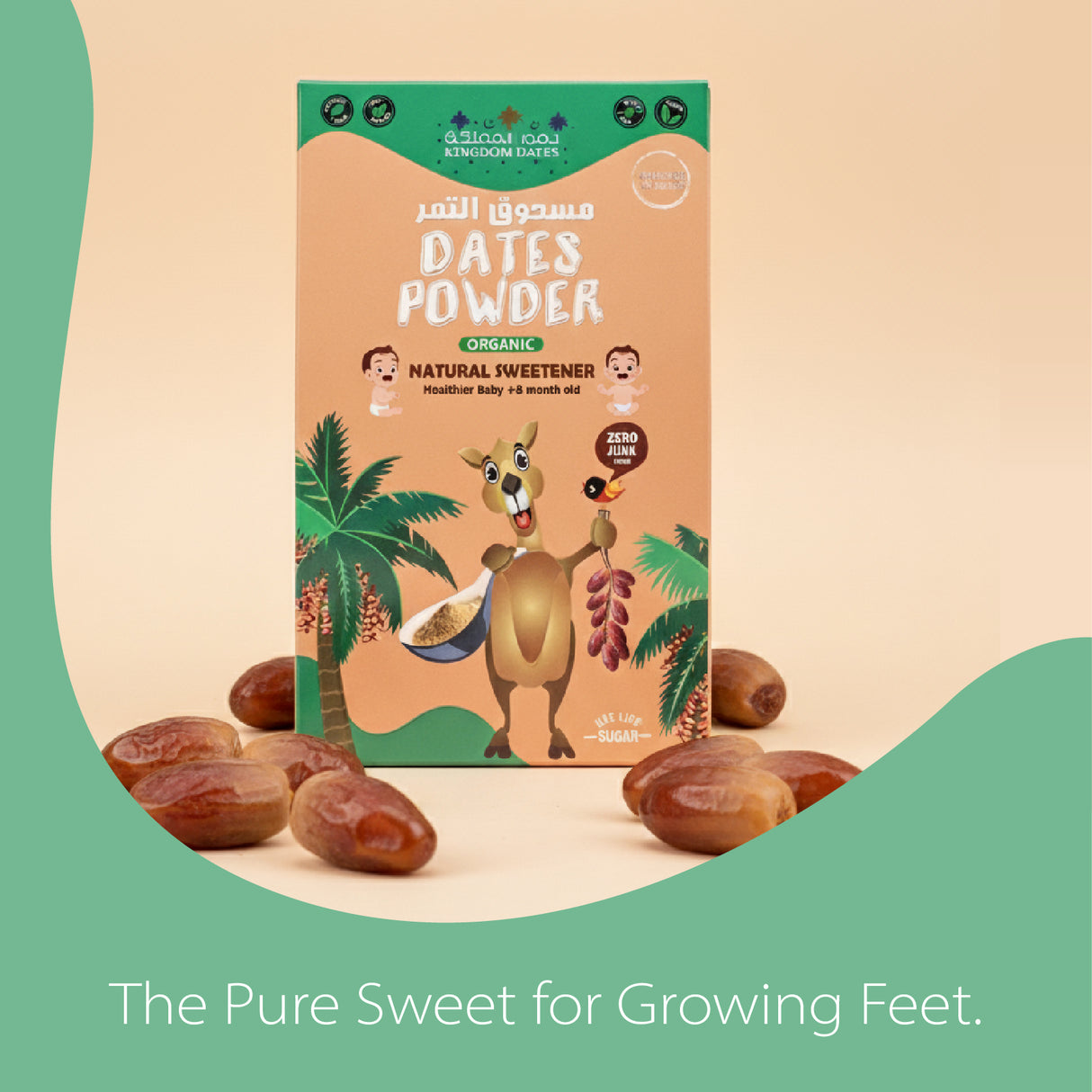 Organic Dates Powder | Zero Junk Sweetener for Kids & Family