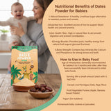 Organic Dates Powder | Zero Junk Sweetener for Kids & Family