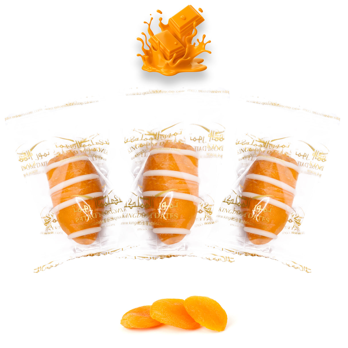 Mango Chocolate Dates Stuffed With Nuts (Wrapped)