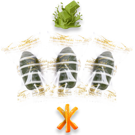 Matcha Chocolate Dates Stuffed With Nuts (Wrapped)