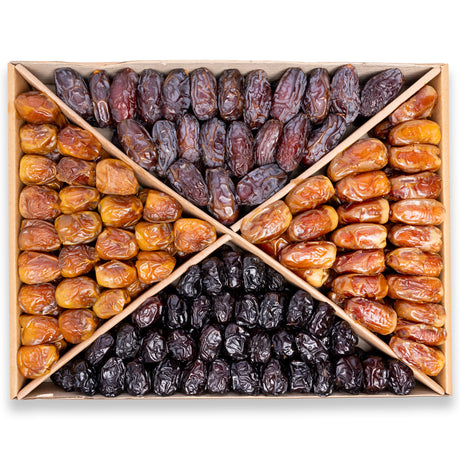 4 kg Assorted Dates Box (Majdoul, Ajwa Madina,  Sukkari, Sagi Dates) Offer