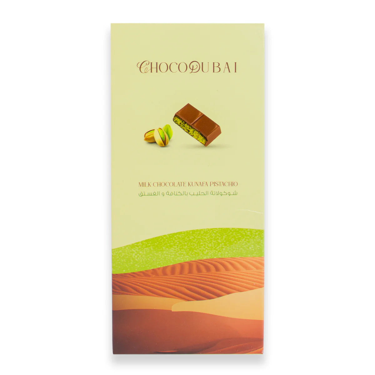 Milk Chocolate Kunafa Pistachio 100 GM