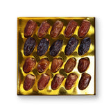 Golden Mixed Plain Dates Gift Box – 355g Premium Selection
