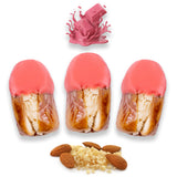 Luxury Sagi Dates Stuffed with Nuts & Half-Dipped in Ruby Chocolate