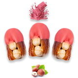 Luxury Sagi Dates Stuffed with Nuts & Half-Dipped in Ruby Chocolate