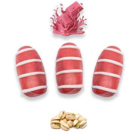 Ruby Chocolate Dates Stuffed With Nuts