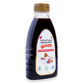 Natural Dates Syrup (Dibs) 400GM from kingdomdatesuae, showing a jar of thick, amber-colored date syrup on a white background.