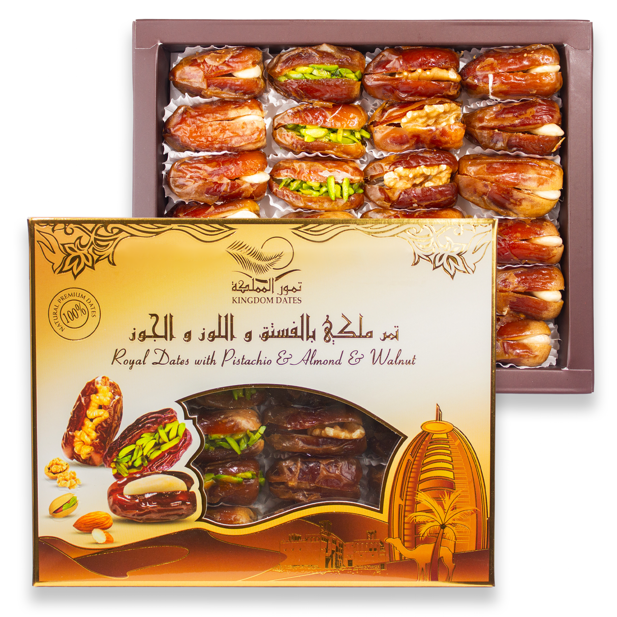 Premium Dates Stuffed with Nuts – 350g