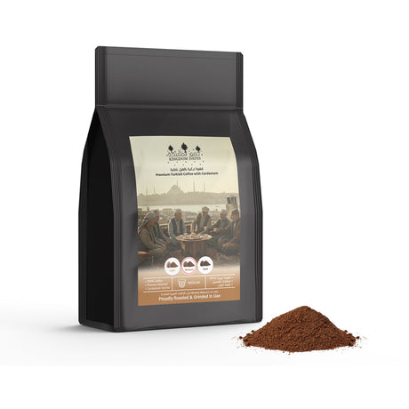 'Coming soon' Kingdom Dates Premium Turkish Medium Coffee with Cardamom