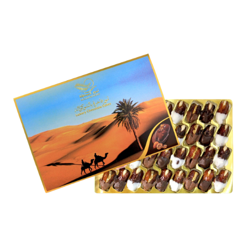 Luxury Chocolate Dates with Walnut & Almond 500g