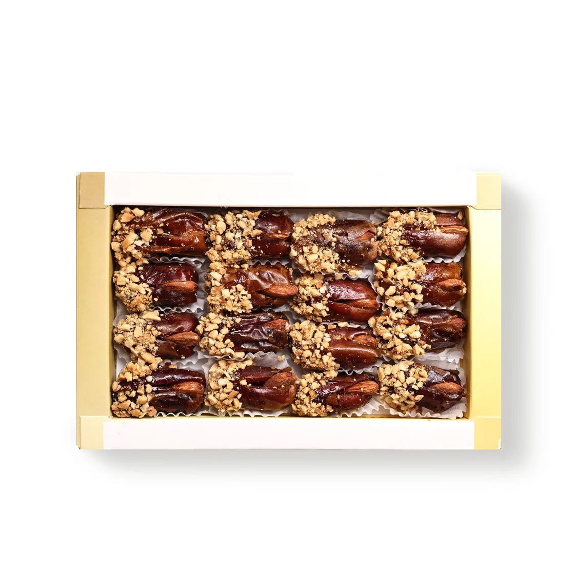 Kingdom Dates Master Pieces Premium Dates with Almond 220g product box front
