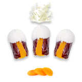 Luxury Khedri Dates Stuffed with Nuts & Half-Dipped in Vanilla Chocolate