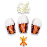 Luxury Khedri Dates Stuffed with Nuts & Half-Dipped in Vanilla Chocolate