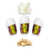 Luxury Khedri Dates Stuffed with Nuts & Half-Dipped in Vanilla Chocolate