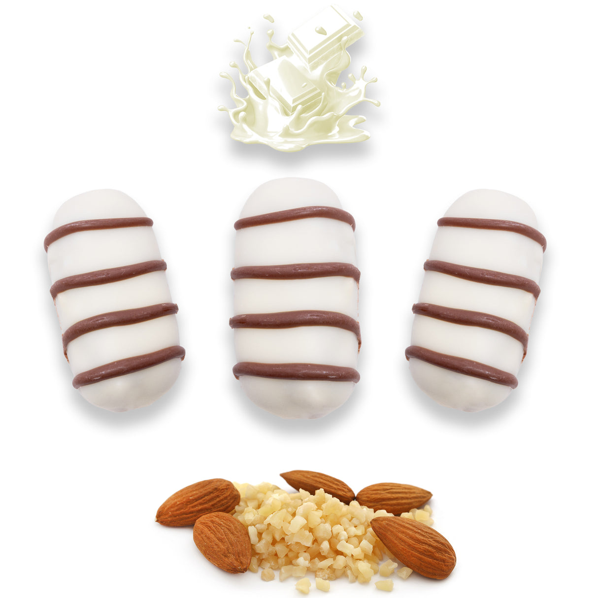 Vanilla Chocolate Dates Stuffed With Nuts