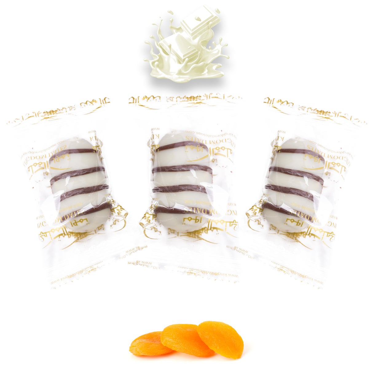 Vanilla Chocolate Dates Stuffed With Nuts (Wrapped)