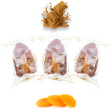 Luxury Sagi Dates Stuffed with Nuts & Half-Dipped in Caramel Chocolate (Wrapped)