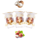 Luxury Sagi Dates Stuffed with Nuts & Half-Dipped in Coconut Chocolate (Wrapped)