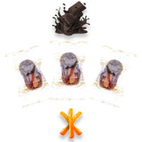 Luxury Khedri Dates Stuffed with Nuts & Half-Dipped in Coffee Chocolate (Wrapped)