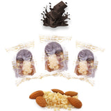 Luxury Sagi Dates Stuffed with Nuts & Half-Dipped in Coffee Chocolate (Wrapped)