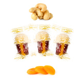 Luxury Khedri Dates Stuffed with Nuts & Half-Dipped in Cashew Chocolate (Wrapped)
