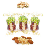 Luxury Khedri Dates Stuffed with Nuts & Half-Dipped in Pistachio Chocolate (Wrapped)