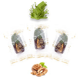 Luxury Khedri Dates Stuffed with Nuts & Half-Dipped in Matcha Chocolate (Wrapped)