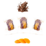 Luxury Khedri Dates Stuffed with Nuts & Half-Dipped in Milk Chocolate (Wrapped)