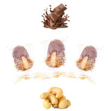 Luxury Sagi Dates Stuffed with Nuts & Half-Dipped in Milk Chocolate (Wrapped)