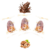 Luxury Sagi Dates Stuffed with Nuts & Half-Dipped in Milk Chocolate (Wrapped)