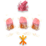Luxury Sagi Dates Stuffed with Nuts & Half-Dipped in Ruby Chocolate (Wrapped)