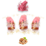 Luxury Sagi Dates Stuffed with Nuts & Half-Dipped in Ruby Chocolate (Wrapped)