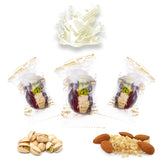 Luxury Khedri Dates Stuffed with Nuts & Half-Dipped in Vanilla Chocolate (Wrapped)
