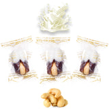 Luxury Khedri Dates Stuffed with Nuts & Half-Dipped in Vanilla Chocolate (Wrapped)