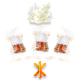 Luxury Sagi Dates Stuffed with Nuts & Half-Dipped in Vanilla Chocolate (Wrapped)