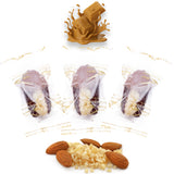 Luxury Khedri Dates Stuffed with Nuts & Half-Dipped in Caramel Chocolate (Wrapped)