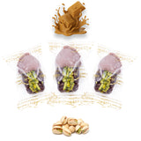 Luxury Khedri Dates Stuffed with Nuts & Half-Dipped in Caramel Chocolate (Wrapped)