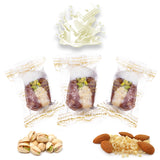 Luxury Sagi Dates Stuffed with Nuts & Half-Dipped in Vanilla Chocolate (Wrapped)
