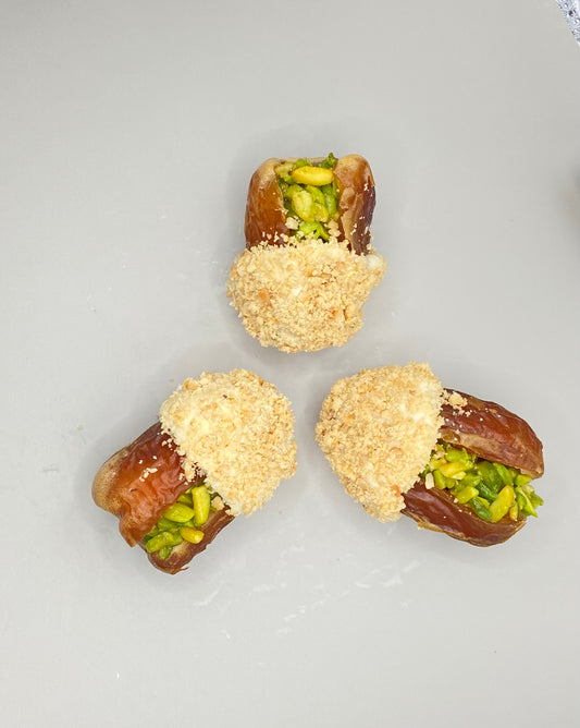Cashew Chocolate Dates Stuffed With Nuts