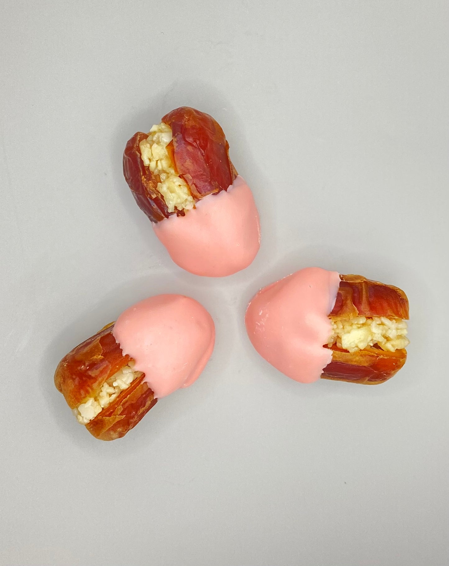 Ruby Chocolate Dates Stuffed With Nuts