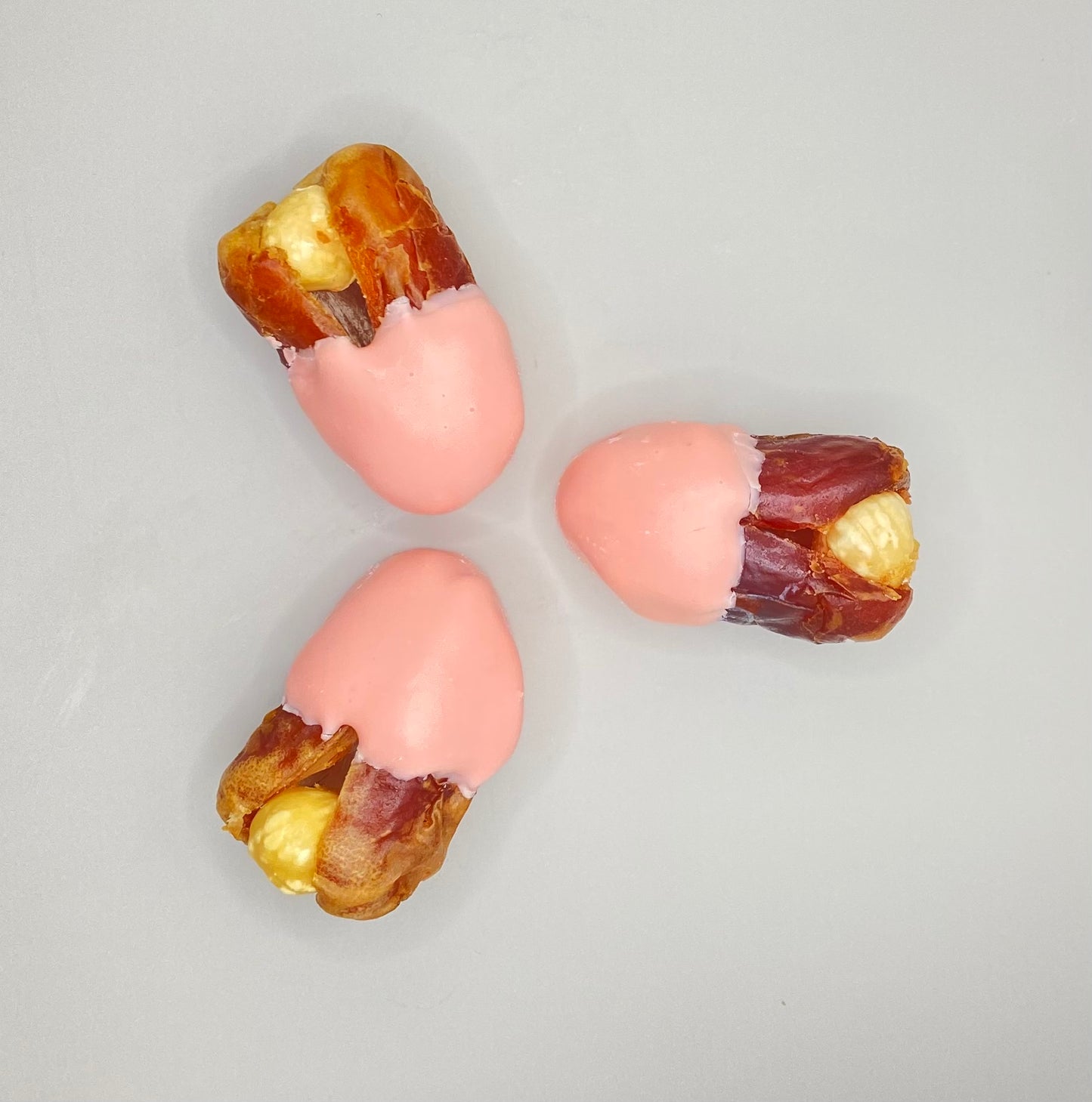 Ruby Chocolate Dates Stuffed With Nuts