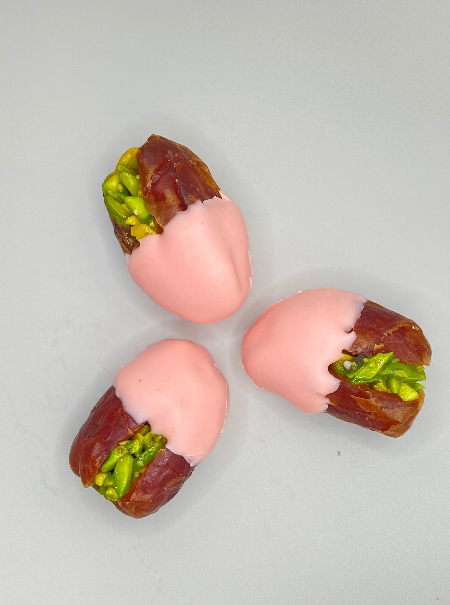 Ruby Chocolate Dates Stuffed With Nuts