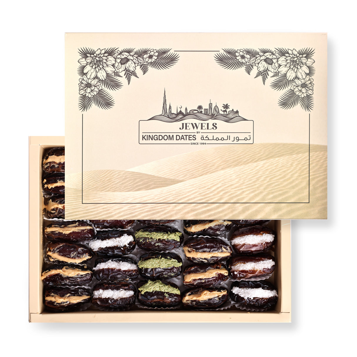 Majdoul Stuffed Dates Box – Mixed Flavors 800gm