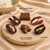 Eid Luxury Tray Gift – Stuffed Dates & Nut Clusters 1KG