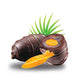 Dark Chocolate with orange peel Dates 1 KG - kingdom Dates UAE
